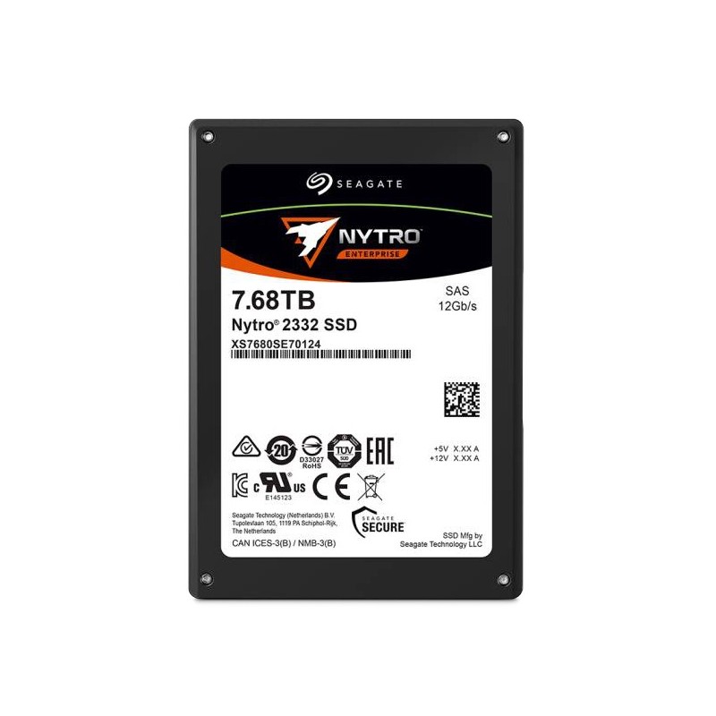 Seagate Nytro 2332 2.5" 7,68 TB SAS 3D eTLC