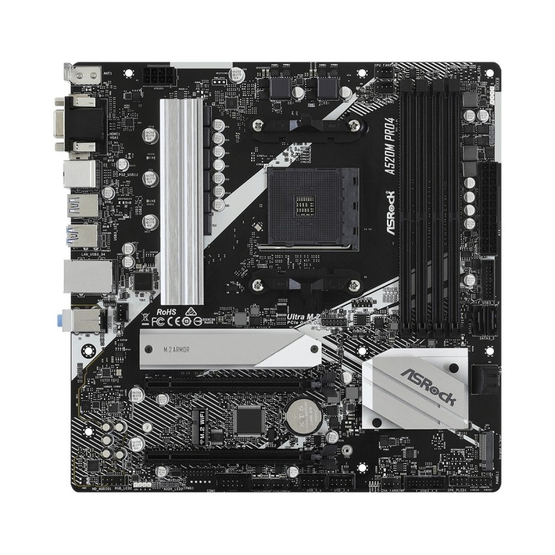 Asrock A520M Pro4 Socket AM4 micro ATX