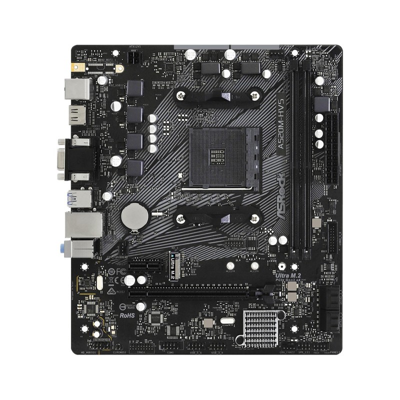 Asrock A520M-HVS AMD A520 Socket AM4 micro ATX