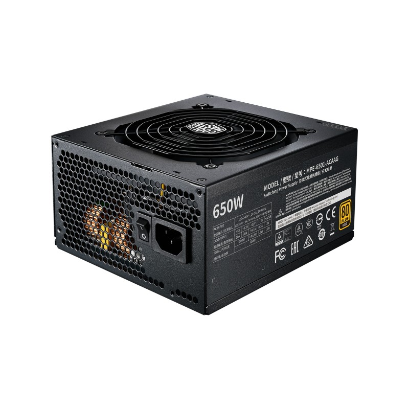 Cooler Master MWE Gold 650 - V2 Full Modular alimentatore per computer 650 W 24-pin ATX ATX Nero