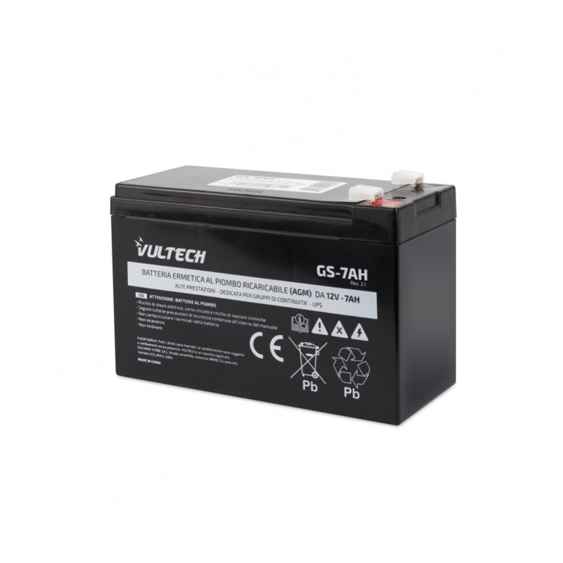 Vultech GS-7AH REV. 2.1 batteria UPS Acido piombo (VRLA) 12 V