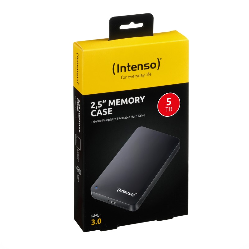 Intenso 2,5" Memory Case disco rigido esterno 5 TB Nero