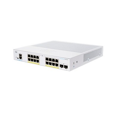 Cisco CBS350-16P-E-2G-EU switch di rete Gestito L2 L3 Gigabit Ethernet (10 100 1000) Argento
