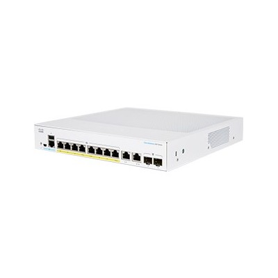 Cisco CBS350-8P-E-2G-EU switch di rete Gestito L2 L3 Gigabit Ethernet (10 100 1000) Argento