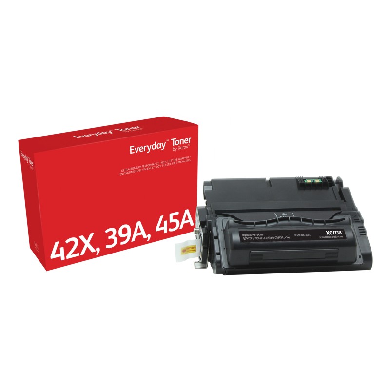 Everyday Toner ™ di Xerox Mono compatibile con HP 42X 39A 45A (Q5942X  Q1339A  Q5945A), Capacità standard