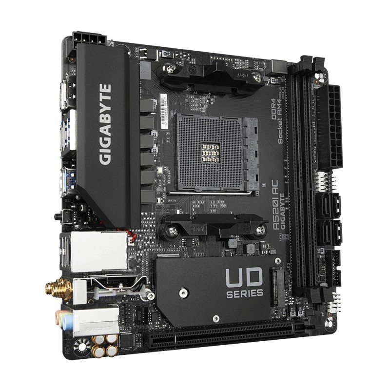 Gigabyte A520I AC scheda madre AMD A520 Socket AM4 mini ITX