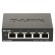 D-Link DGS-1100-05V2 switch di rete Gestito L2 Gigabit Ethernet (10 100 1000) Nero