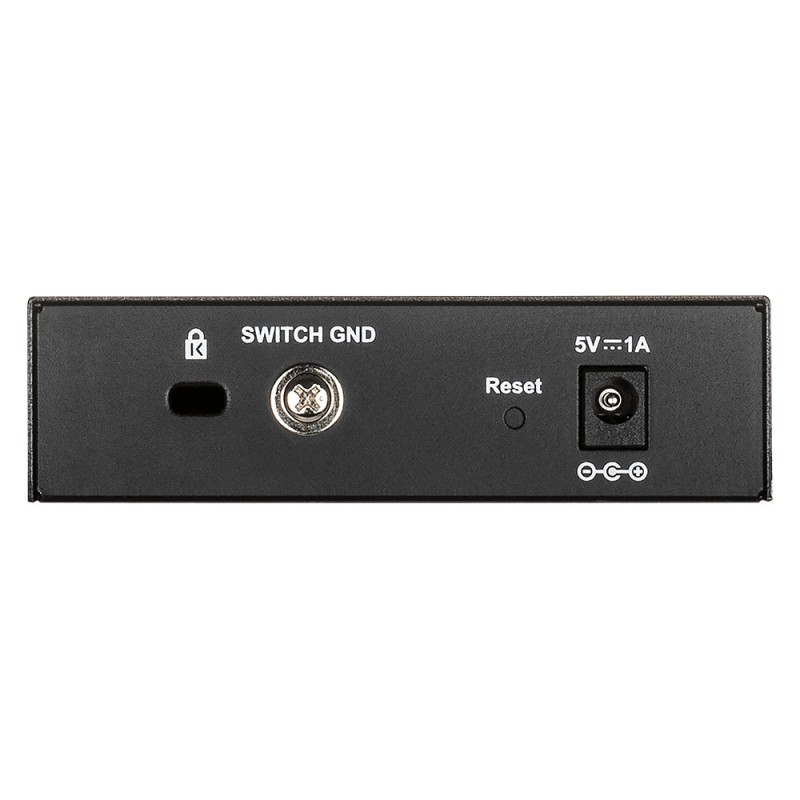 D-Link DGS-1100-05V2 switch di rete Gestito L2 Gigabit Ethernet (10 100 1000) Nero