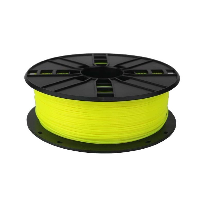 Gembird 3DP-PLA1.75-01-FY materiale di stampa 3D Acido polilattico (PLA) Giallo fosforescente 1 kg