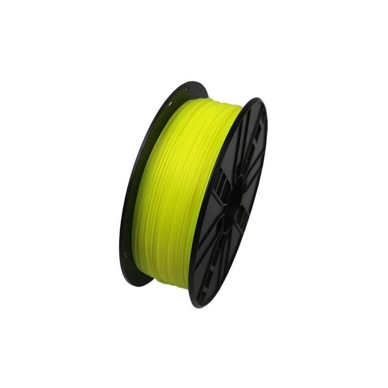 Gembird 3DP-PLA1.75-01-FY materiale di stampa 3D Acido polilattico (PLA) Giallo fosforescente 1 kg