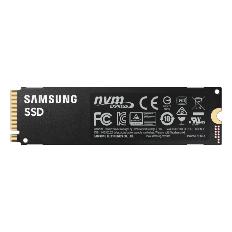 Samsung 980 PRO M.2 500 GB PCI Express 4.0 NVMe V-NAND MLC