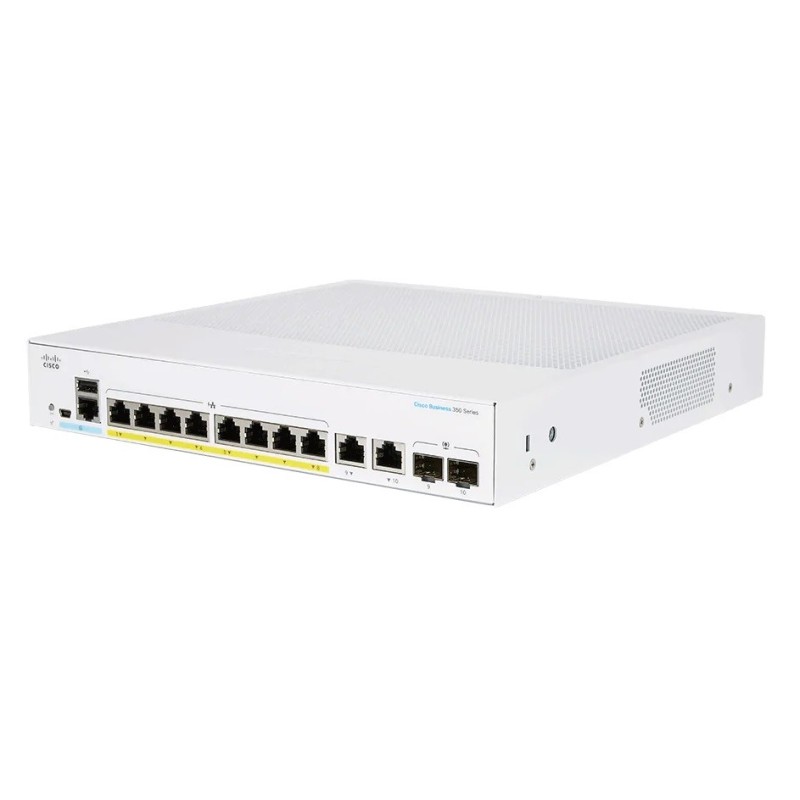 Cisco CBS250-8FP-E-2G-EU switch di rete Gestito L2 L3 Gigabit Ethernet (10 100 1000) Argento