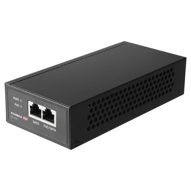 Edimax GP-102IT adattatore PoE e iniettore 10 Gigabit Ethernet, 100 Gigabit Ethernet, Gigabit Ethernet