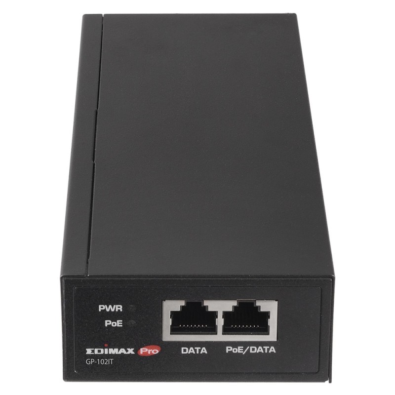 Edimax GP-102IT adattatore PoE e iniettore 10 Gigabit Ethernet, 100 Gigabit Ethernet, Gigabit Ethernet