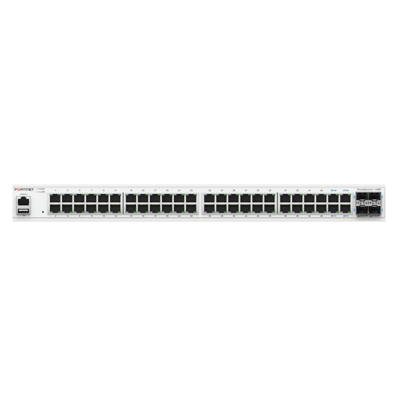 Fortinet FS-148F switch di rete L2 Gigabit Ethernet (10 100 1000) 1U Bianco