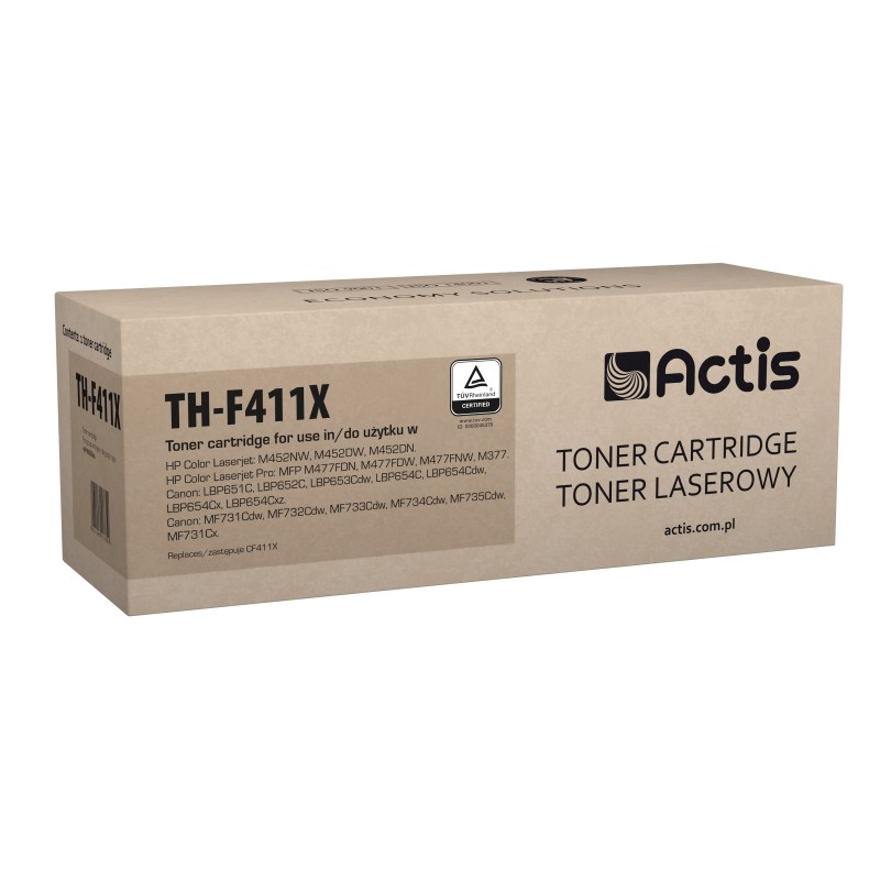 Actis TH-F411X cartuccia toner 1 pz Compatibile Ciano