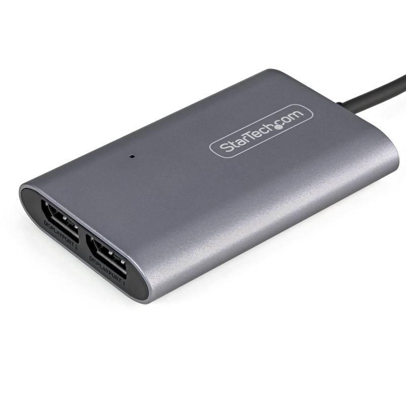 StarTech.com Adattatore Thunderbolt 3 a doppio monitor DisplayPort DP 1.4 8K - Doppio 4K 60Hz o singolo 8K 5K Thunderbolt 3 a