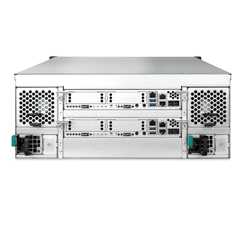 QSAN XCubeNAS XN8024D NAS Armadio (4U) Collegamento ethernet LAN Nero, Metallico D-1527
