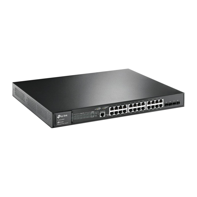 TP-Link JetStream TL-SG3428MP switch di rete Gestito L2+ Gigabit Ethernet (10 100 1000) Supporto Power over Ethernet (PoE) 1U