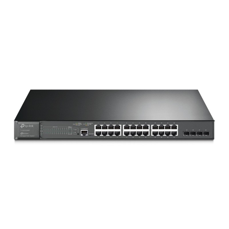 TP-Link JetStream TL-SG3428MP switch di rete Gestito L2+ Gigabit Ethernet (10 100 1000) Supporto Power over Ethernet (PoE) 1U