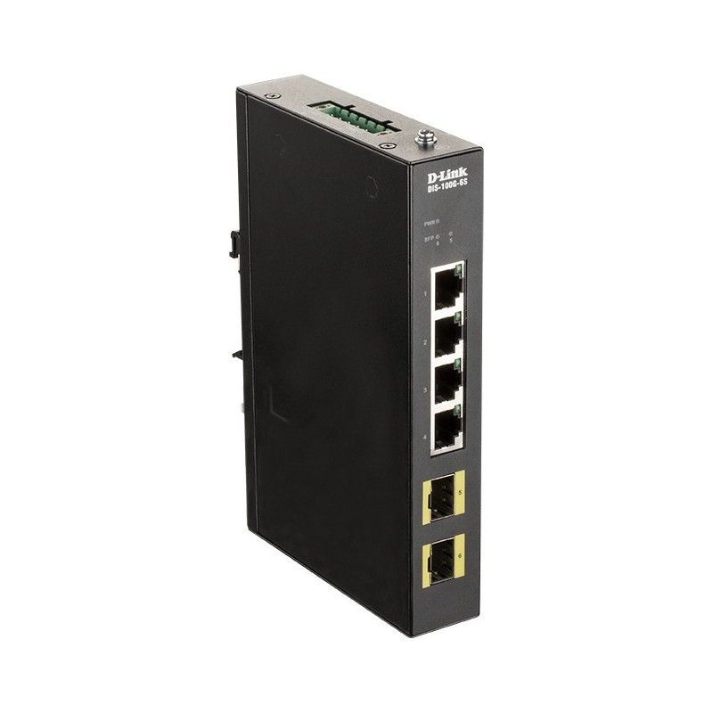 D-Link DIS-100G-6S switch di rete Non gestito Gigabit Ethernet (10 100 1000) Nero