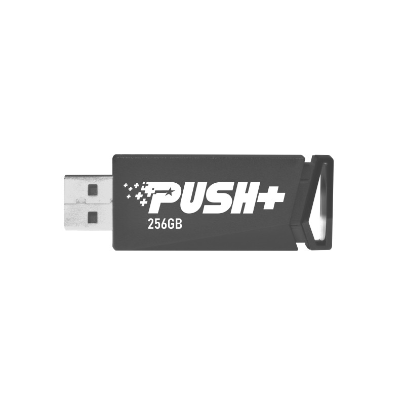 Patriot Memory Push+ unità flash USB 256 GB USB tipo A 3.2 Gen 1 (3.1 Gen 1) Nero