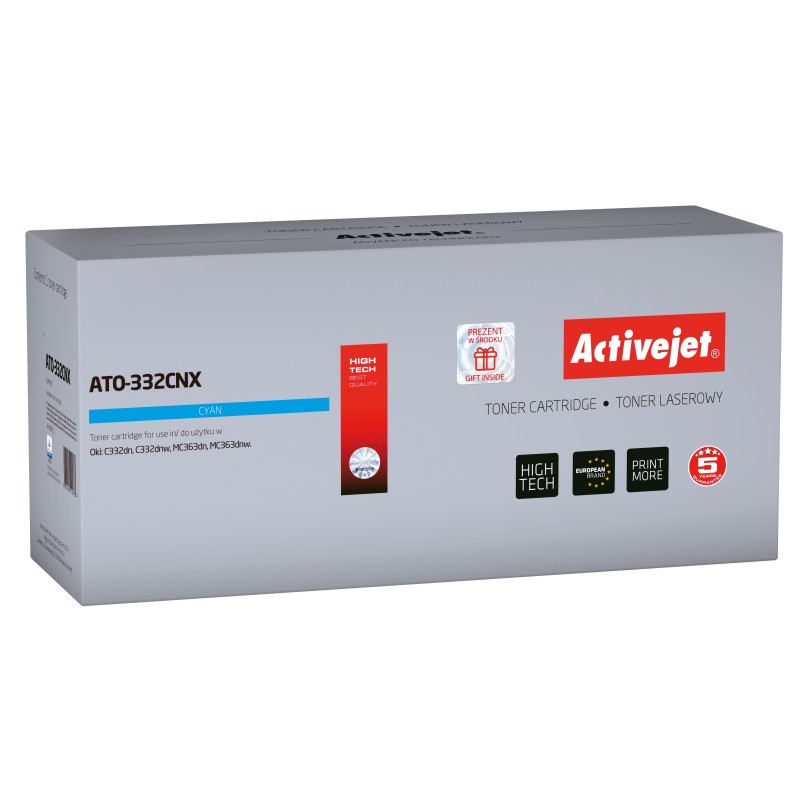 Activejet ATO-332CNX cartuccia toner 1 pz Compatibile Ciano