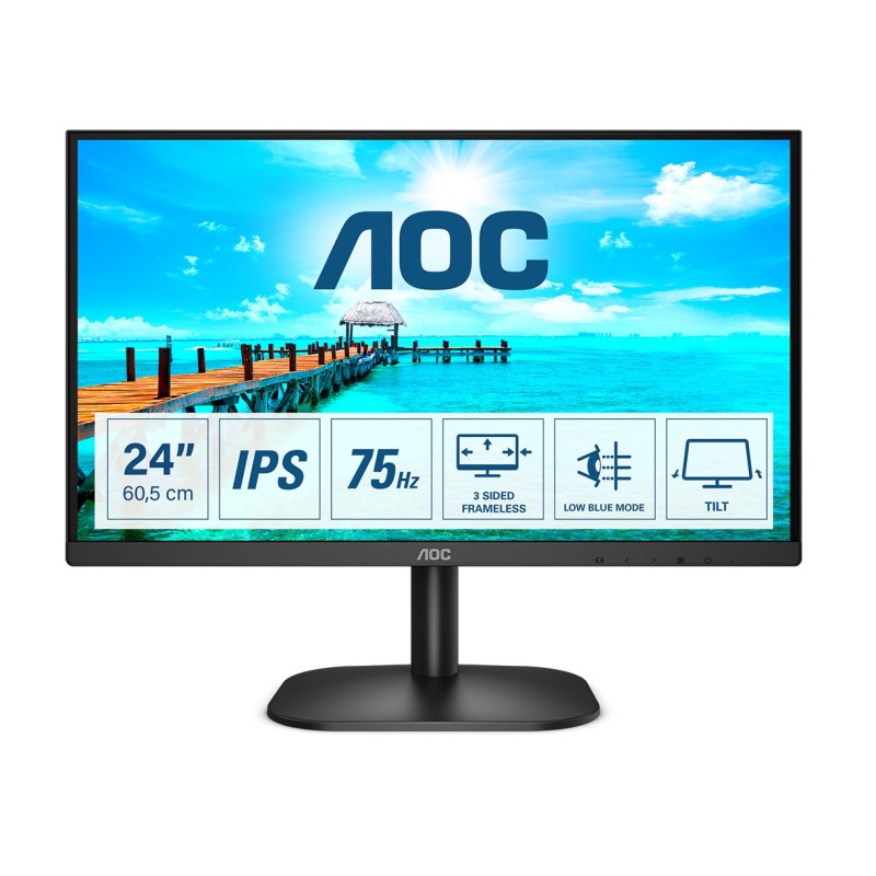 AOC B2 24B2XH Monitor PC 60,5 cm (23.8") 1920 x 1080 Pixel Full HD LED Nero