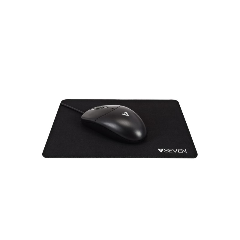 V7 MP02BLK tappetino per mouse Nero