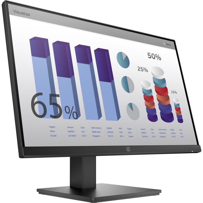 HP P24q G4 Monitor PC 60,5 cm (23.8") 2560 x 1440 Pixel Quad HD LED Nero