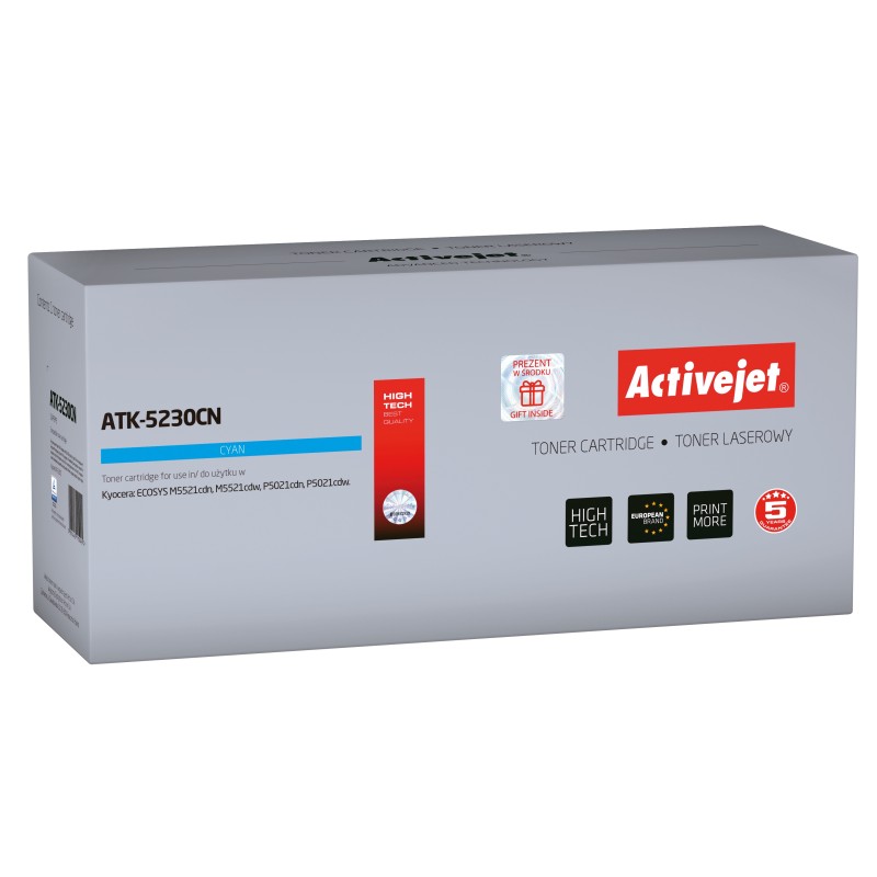 Activejet ATK-5230CN cartuccia toner 1 pz Compatibile Ciano