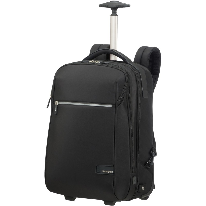 Samsonite Litepoint zaino Nero Poliestere, Polietilene tereftalato (PET)