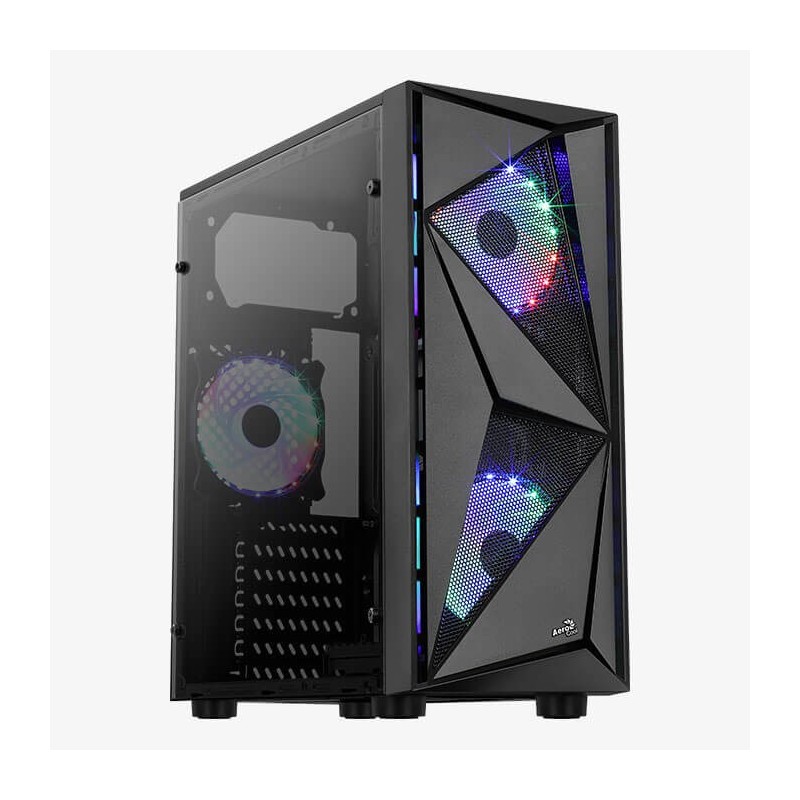 Aerocool Glider Cosmo-A-BK-v2 Midi Tower Nero