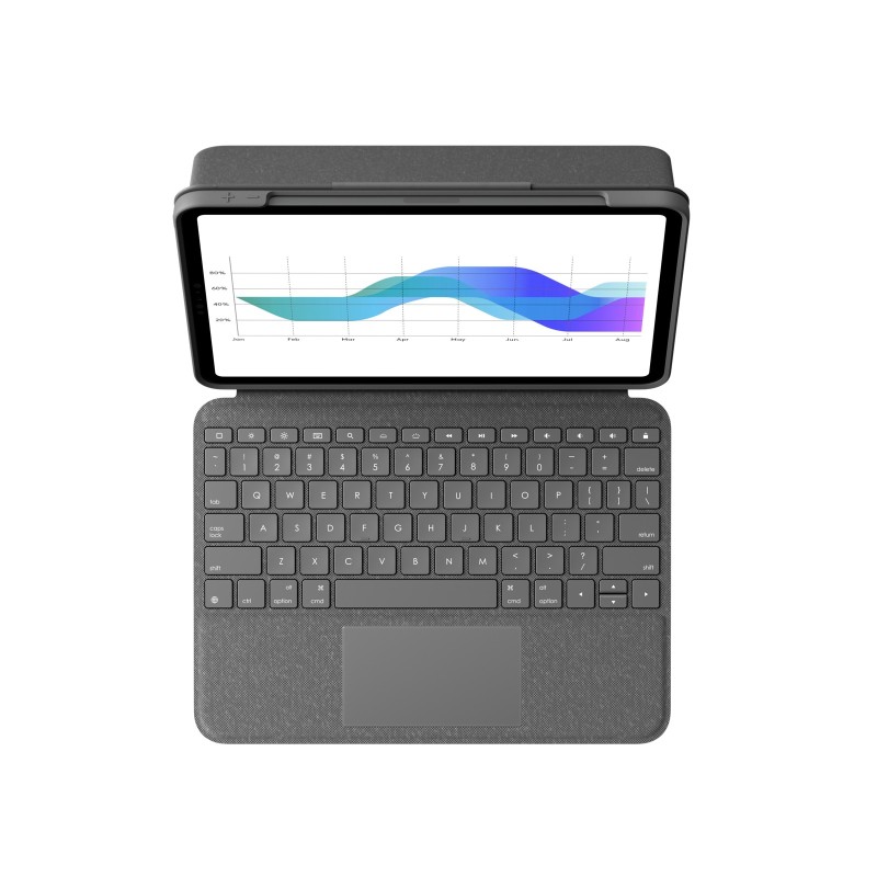 Logitech Folio Touch Grigio Smart Connector Italiano