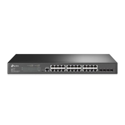 TP-Link JetStream TL-SG3428 switch di rete Gestito L2 L3 Gigabit Ethernet (10 100 1000) 1U Nero