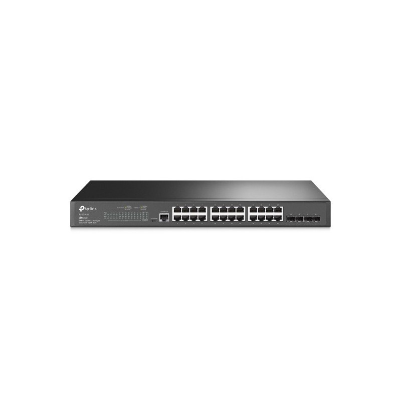 TP-Link JetStream TL-SG3428 switch di rete Gestito L2 L3 Gigabit Ethernet (10 100 1000) 1U Nero