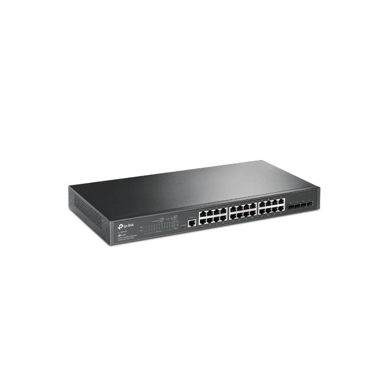 TP-Link JetStream TL-SG3428 switch di rete Gestito L2 L3 Gigabit Ethernet (10 100 1000) 1U Nero