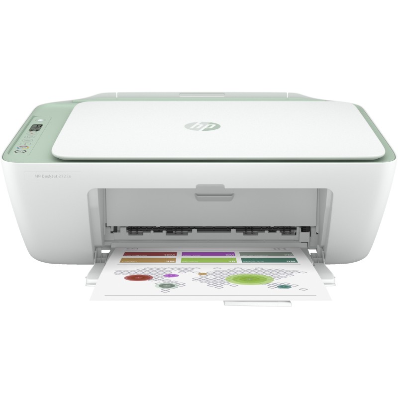 HP DeskJet Stampante multifunzione HP 2722e, Colore, Stampante per Casa, Stampa, copia, scansione, wireless HP+ idonea a HP