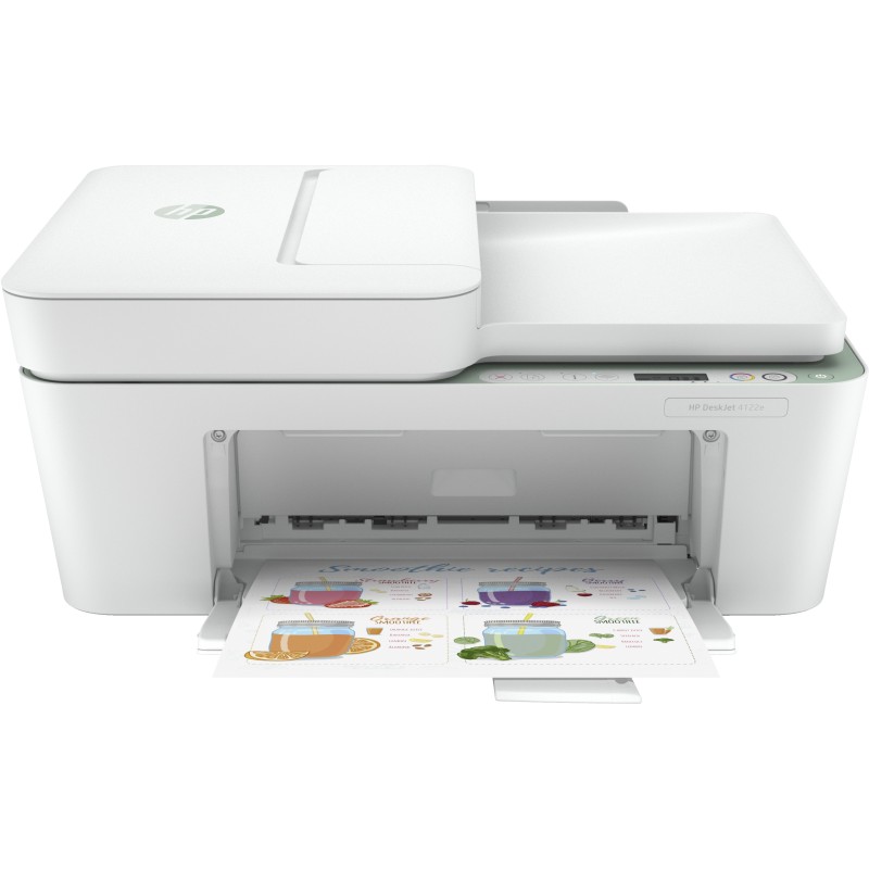 HP DeskJet Stampante multifunzione HP 4122e, Colore, Stampante per Casa, Stampa, copia, scansione, invio fax da mobile, HP+