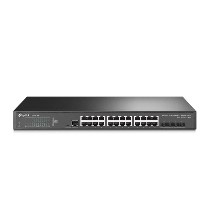 TP-Link JetStream TL-SG3428X switch di rete Gestito L2+ L3 Gigabit Ethernet (10 100 1000) 1U Nero