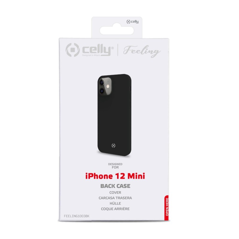 Celly Feeling custodia per cellulare 13,7 cm (5.4") Cover Nero