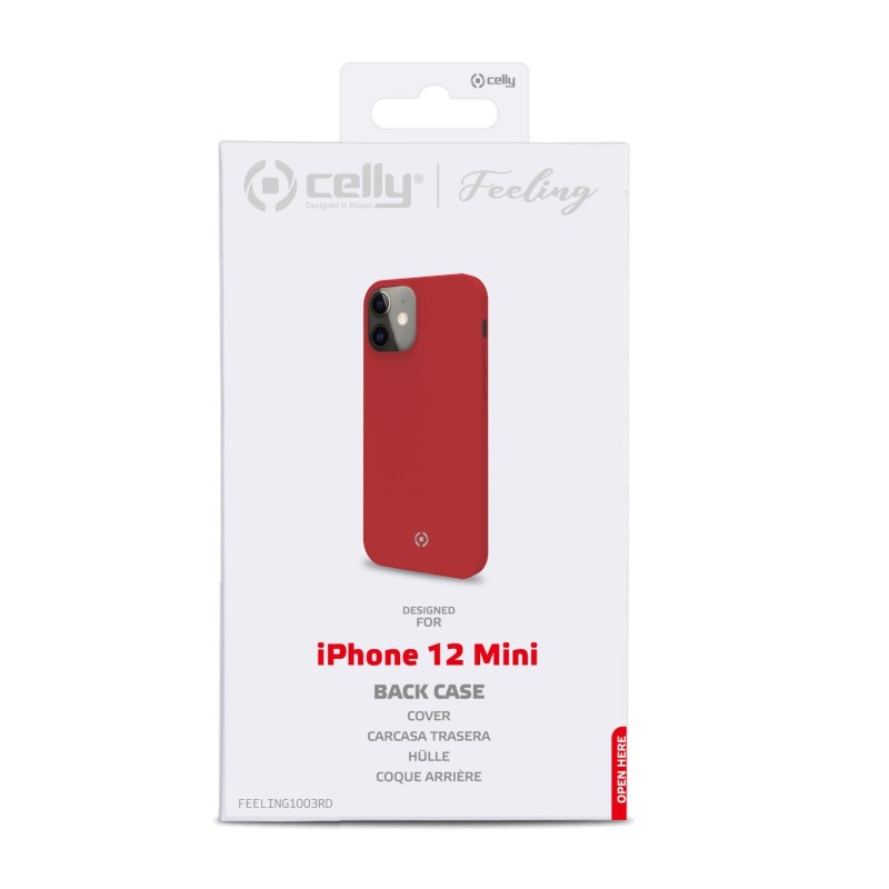 Celly Feeling custodia per cellulare 13,7 cm (5.4") Cover Rosso