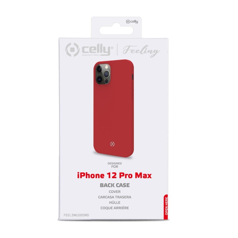 Celly Feeling custodia per cellulare 17 cm (6.7") Cover Rosso