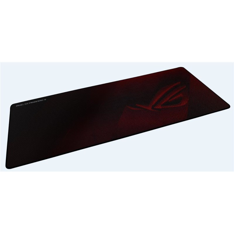 ASUS ROG Strix Scabbard II Tappetino per mouse per gioco da computer Nero, Rosso