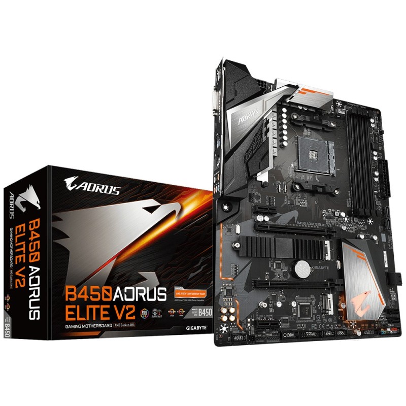 Gigabyte B450 AORUS Elite V2 AMD B450 Socket AM4 ATX