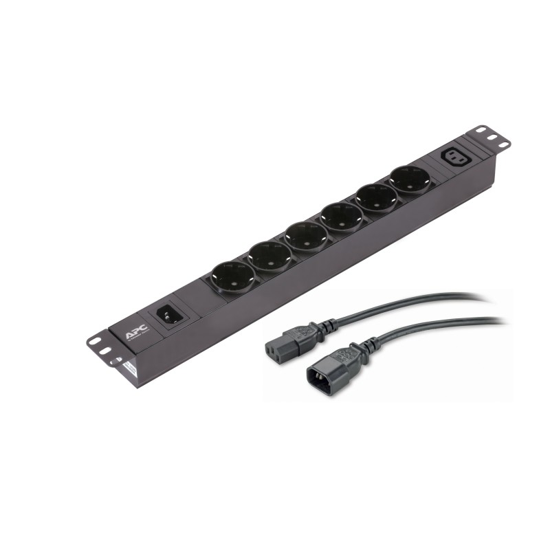 APC EPDU1010B-SCH unità di distribuzione dell'energia (PDU) 7 presa(e) AC 1U Nero