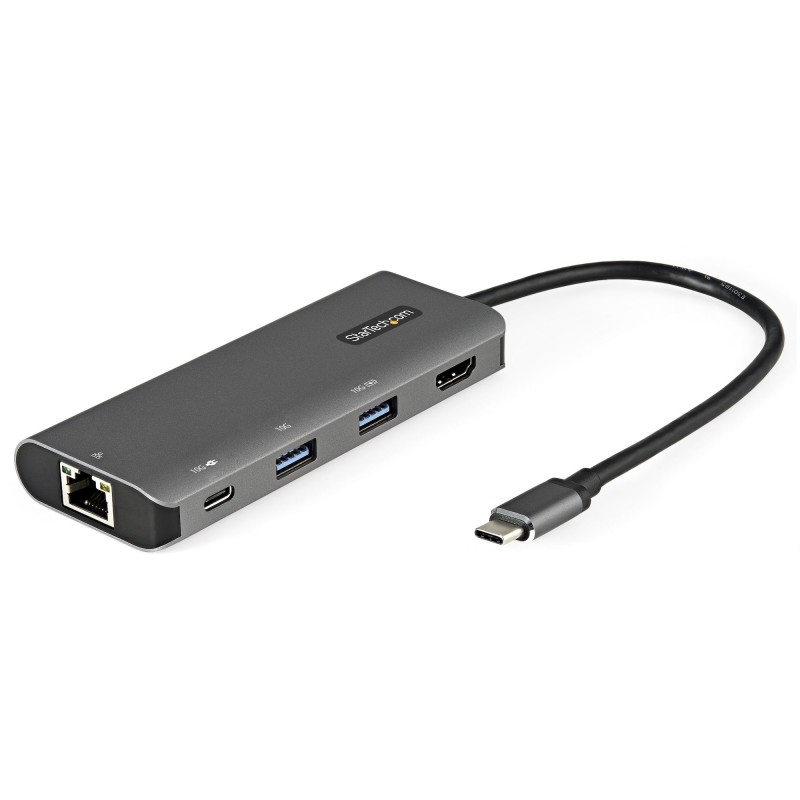 StarTech.com Adattatore multiporta USB C da viaggio - Convertitore video USB type-C HDMI 4K 30Hz - Mini docking station USB