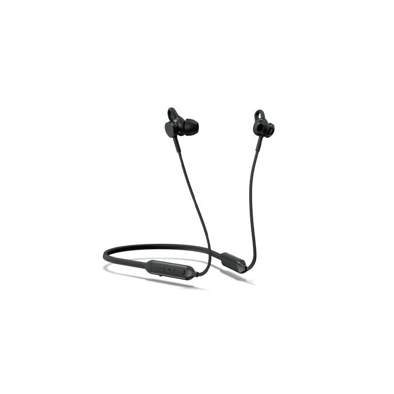 Lenovo 4XD1B65028 cuffia e auricolare Con cavo e senza cavo In-ear Musica e Chiamate Micro-USB Bluetooth Nero