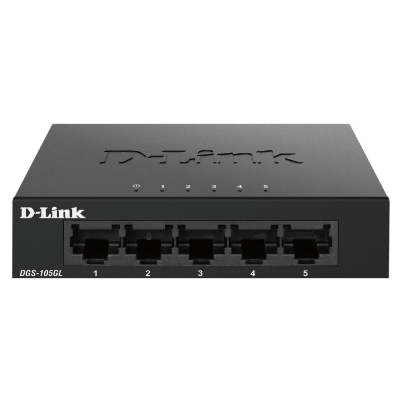 D-Link DGS-105GL switch di rete Non gestito Gigabit Ethernet (10 100 1000) Nero