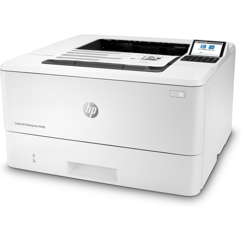 HP LaserJet Enterprise Stampante Enterprise LaserJet M406dn, Bianco e nero, Stampante per Aziendale, Stampa, Compatta Avanzate